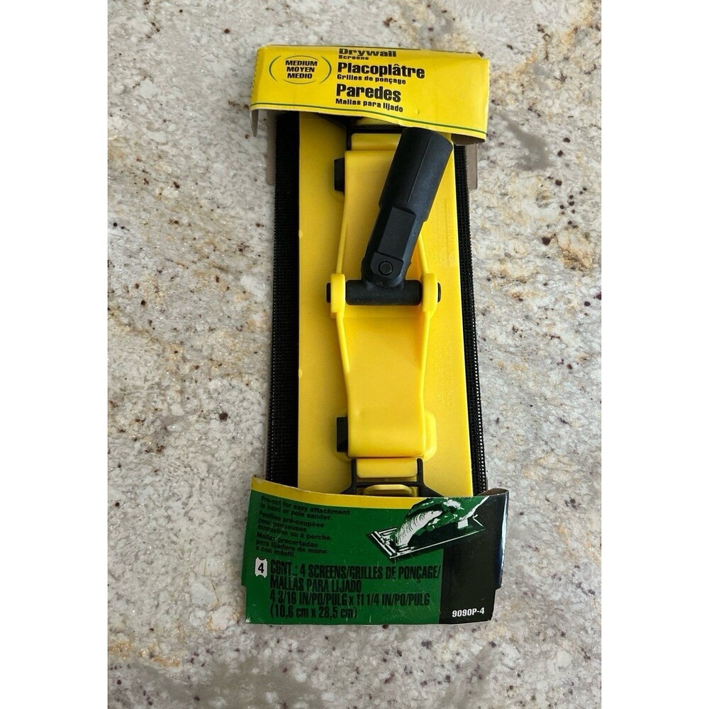 Drywall handle with 3 piece sander